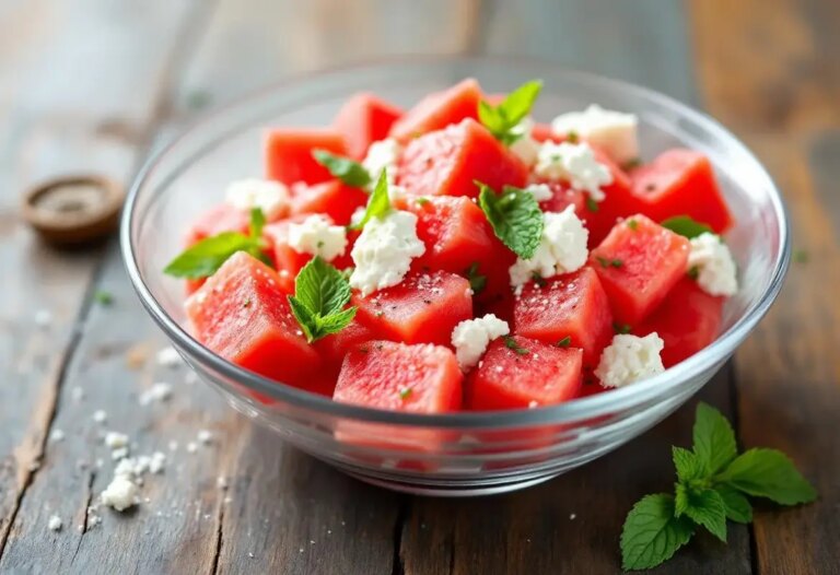 « Impossible d'y résister» Explosion sucré‑salé voici ma salade pastèque‑feta‑menthe de l’été.jpg